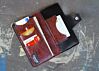 Paisley Oxblood Womens Long Wallet, Holds Checkbook, Phone, Cash Receipts, Zipper Coin Purse 