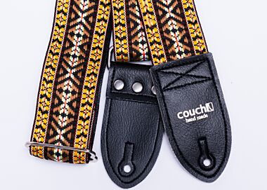 70's Dylan Sunburst Hippie Weave Boho Guitar Strap 