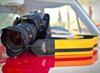 The Yellow & Black Racer X Camera Strap
