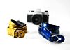 Super Slim Sparkle Leica Camera Strap- Blue or Gold 