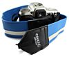 The Runway Blue Racer X Camera Strap