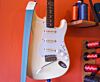 Lake Placid Blue Double Stitch Guitar Strap 