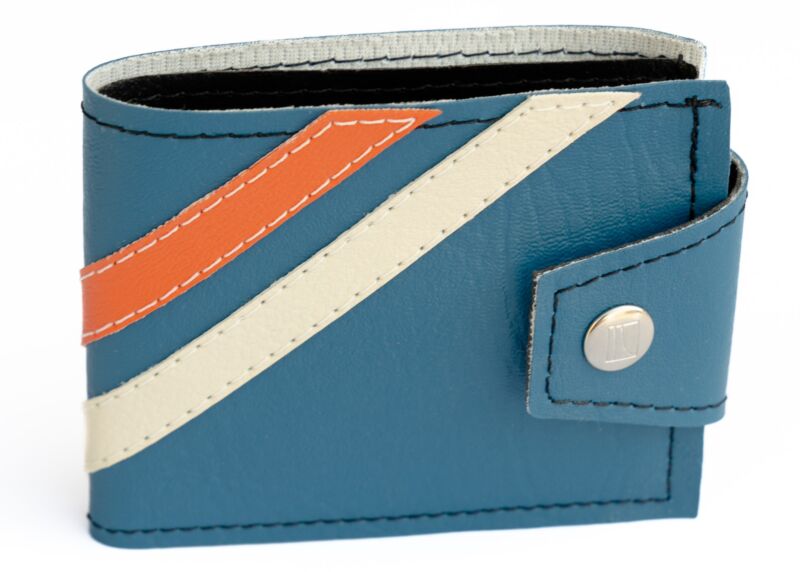 Limited Edition Jet Age Upcycled Racing Stripe Wallet