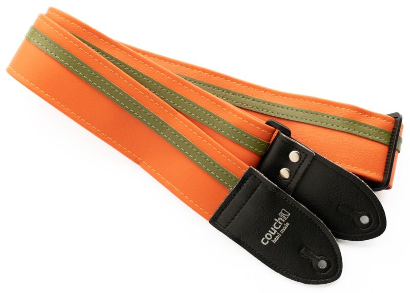 The Orange and Army "John Cale" Racer X Guitar Strap