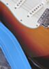 The Runway Blue Luggage Guitar Strap