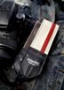 White With Red Racer X Camera Strap
