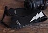 The Lightning Bolt Camera Strap Custom Made- Black 