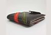 Couch Racer Wallet- Brown w/ Orange & Army Stripes
