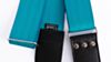 The Recycled Blue-Green Seatbelt Guitar Strap 