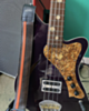 Brown with Orange Vinyl Racer X Guitar Strap