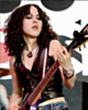 Dark Red with White Racer X Guitar Strap