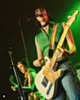 Gold Sparkle Racer X Guitar Strap