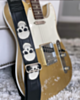 3 Skull Guitar Strap 