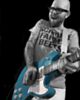 All White Seatbelt Guitar Strap