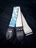 The "I am 8-bit" by Couch Guitar Strap - Blue
