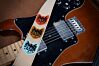 The Couch Multi-Colored Cat Guitar Strap