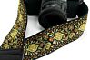 Psychedelic Sunset Hendrix Style Hippie Weave Camera Strap