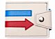 The All Mod Cons Red and Blue Arrow Wallet