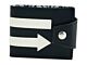 The All Mod Cons Black and White Arrow Wallet