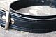 Double Stitch Black Vegan Belt- Classic Vintage Look