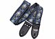 Electric Blue Hendrix Style Hippy Weave Guitar Strap