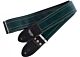Vintage Sapphire Green Cadillac Sunburst Guitar Strap