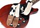 Cow print Guitar Strap - Cow friendly and ready to rock!
