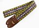 Lavender and Gold Dylan Vintage Bohemian Guitar Strap