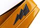 Custom Gold Sparkle Lightning Bolt Guitar Strap  