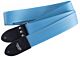 Light Blue Recycled Seatbelt Guitar Strap