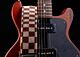 The Pasha - Burgundy & White Guitar Strap