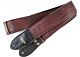 Oxblood Faux Lizard Skin Guitar Strap