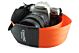 The Industrial Orange Recycled Seat Belt Camera Strap