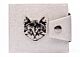 Silver Sparkle Cat Billfold Wallet
