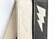 Silver Sparkle Lightning Bolt Guitar Strap- Metal Flake 