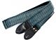 Static Age Squiggle UHF Vintage 70's Velour Guitar Strap