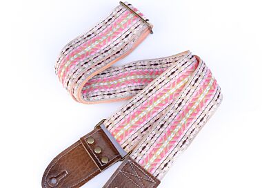 Personalised fabric guitar strap hot sale