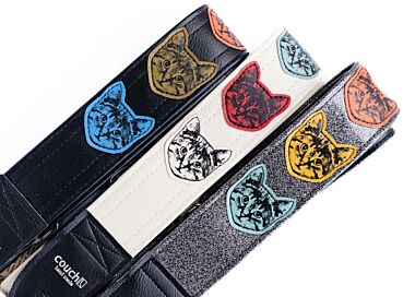 The Couch Multi-Colored Cat Guitar Strap