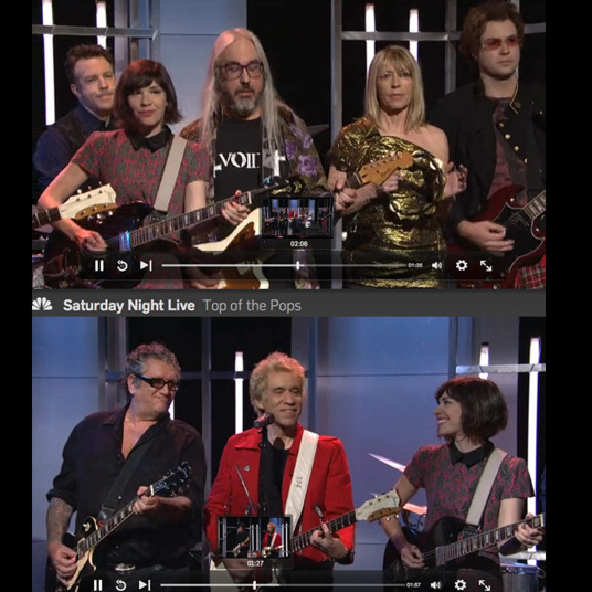 Couch on SNL! Carrie Brown Rocks Couch For Fred Armisen's Farewell