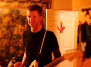 Nels Cline of Wilco With Couch Racer X Guitar Strap on his Jazzmaster 