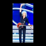 Brian May at Italy's Huge San Remo Festival